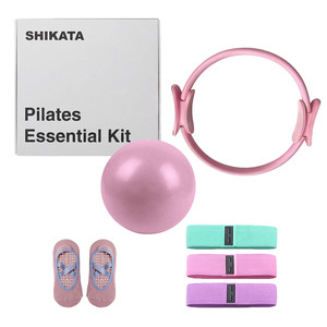 Chifory Ensemble d'accessoires de fitness : Anneau de fitness, Ballon de fitness, Bande de résistance, Chaussettes de fitness, pour l'entraînement à domicile, le renforcement, l'équilibre, les exercices de base et le Pilates - Product Image 1