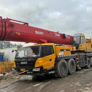 Grúa de Camión Sany Usada en Venta, Precio Bajo, Gran Oferta, Capacidad de Elevación Nominal de 90 Toneladas, Componentes Centrales del Motor de Alta Calidad - Product Image 1