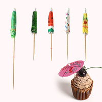 Ensemble d'outils de bar modernes écologiques 100 % biodégradables et sûrs, pics à cocktail jetables en bois