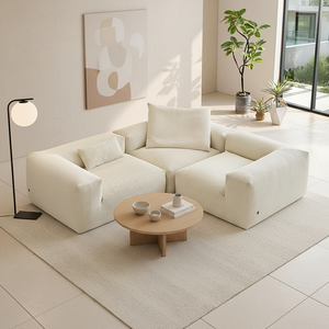 Divani Moderni per Piccoli Appartamenti, Comodi e Accoglienti, Divani Componibili Compressi - Product Image 6