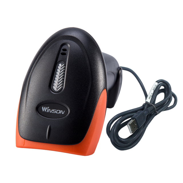 Original QR Code Scanner Reader Wired Handheld Barcode Scanner Gun for Retail POS System