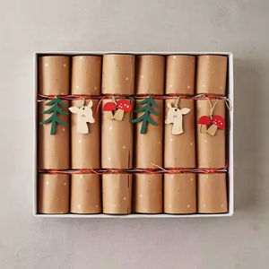 Diy <strong>Giant</strong> Luxury Christmas <strong>Crackers</strong> Celebration <strong>Crackers</strong> with Velvet Bow - Product Image 5