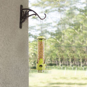 Dış mekan akıllı kurşun geçirmez sincap önleyici metal kuş besleyici, avlu bahçe yabani kuş besleme üreticisi - Product Image 3