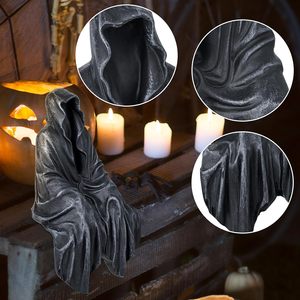 Decoración gótica de mesa de resina, estatua sentada, estatua de resina, decoración gótica, se adapta a un estante resistente y tiene un aspecto místico genial de 5,1 pulgadas - Product Image 6