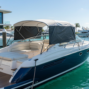 Capote <span class=keywords><strong>de</strong></span> bateau NHCX avec panneaux latéraux et arrière en maille, auvent marin anti-UV pour pontons et bateaux <span class=keywords><strong>de</strong></span> pêche - Product Image 6
