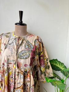 Vestido Mini de Algodón Suave Hecho a Mano para Mujer, Mangas Abullonadas con Estampado Animal, Ecológico, para Fiesta de Novia, Vestido Largo de Verano para Salir de Noche - Product Image 2