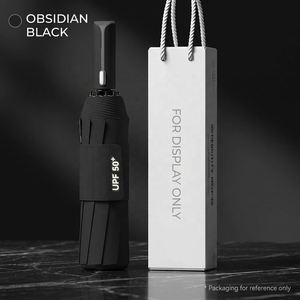 Nouveau modèle 2026 – Parapluie anti-UV automatique à ouverture rapide, poignée contrastante, design pliable en trois sections, 10 baleines, logo personnalisé - Product Image 1
