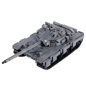 Mini figurines militaires ww2 soldats l'Union soviétique T-64A principaux chars de combat arme Véhicule enfants bloc de construction jouets