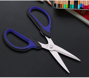 전문 재단사 가위 스테인레스 스틸 8 인치 부드러운 가장자리 왼손 바느질 자수 가위 인체 공학적 손잡이 DIY - Product Image 2