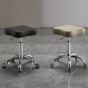 Taburete profesional para barbería y peluquería, taburete de belleza con ruedas y elevación, silla giratoria para salón de belleza y uñas, venta al por mayor - Product Image 2