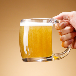 Verres à bière <span class=keywords><strong>Carlsberg</strong></span> de style moderne 410 ml en gros – Tasses à boire classiques en <span class=keywords><strong>verre</strong></span> transparent en forme de corne à large ouverture et fond large - Product Image 3