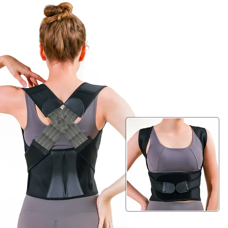 Estoque Atacado Voltar Brace Anti-Camelo Postura Corrector Correcção Hunchback Shoulder Belt Clavícula Spine Support Strap