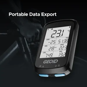 Computadora para Bicicleta Digital Geoid con Pantalla LCD, Velocímetro Inalámbrico, Navegación, Odómetro, BLE ANT+, Strava, Modelo CC500 para Carretera y MTB - Product Image 2