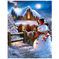 VANCY ARTS Vente en gros DIY Tableaux sur toile de Noël pour la décoration intérieure