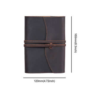 AIGUONIU真皮a 6尺寸笔记本规划书封面精装书 - Product Image 2