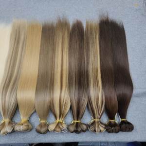 Cheveux Vietnamiens Bruts Double Dessiné Os Droit Extension de Cheveux Humains Vierge Cuticule Alignée Trame Bundle de Cheveux Humains - Product Image 5