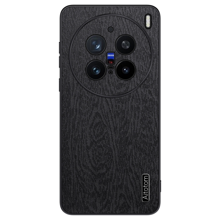 Vivo X200 Pro Tree Bark Leather Shockproof Phone Case