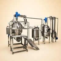 Ligne d'extraction et de concentration à l'échelle pilote pour additifs alimentaires, pâtes, matières premières cosmétiques et arômes