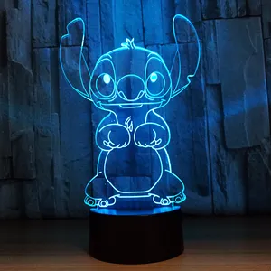 3D Led Color Changing Night Light Room Decoration Kids Birthday Christmas Gift