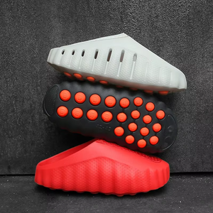 2026 Top Luxury Designer Shoes Mind 001 EVA Closed-Toe Perforated Thick-Soled Height-Increasing <b>Slip</b>-On <b>Half</b>-Strap Mules Summer - Product Image 1