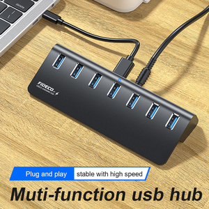 FIDECO Hub <span class=keywords><strong>Usb</strong></span> <span class=keywords><strong>3</strong></span>.<span class=keywords><strong>0</strong></span> Di Động 7 Cổng Nhôm Tốc Độ Cao 5Gbps Với Bộ Chuyển Đổi Nguồn Bộ Chia Nhiều <span class=keywords><strong>USB</strong></span> <span class=keywords><strong>3</strong></span>.<span class=keywords><strong>0</strong></span> Hub 7 <span class=keywords><strong>Usb</strong></span> C - Product Image 5