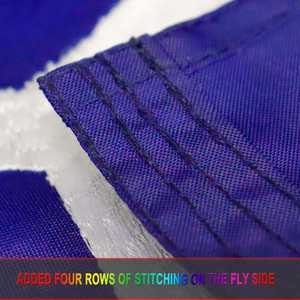 Drapeau de la OTAN imprimé numériquement, résistant, 3x5 pieds, polyester 200D |   Surpiqûres à quatre rangs |   Fly Ends |   Décoration de jardin extérieure, cadeau pour la maison - Product Image 4