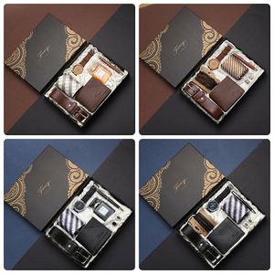 Reloj de Lujo para Hombre, Caja de Regalo, Cartera de Cuero, Juego de Regalo con Bolígrafo para el Día del Padre, Cumpleaños, para Hombre de Negocios - Product Image 4