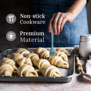 Heat Resistant Eco-Friendly <b>Silicone</b> Pastry <b>Baking</b> & Oil Brush with Handle Dishwasher Safe for Home Kitchen Use - Product Image 5