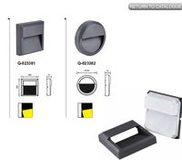 Lampe murale LED IP65 8W pour escalier, jardin, villa, hôtel, projet, entrée, intérieur/extérieur, éclairage de marche
