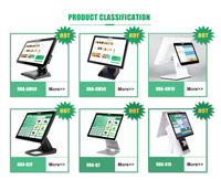 HBAPOS POS donanım üreticisi tam yazarkasa dokunmatik ekran Pos makinesi tüm bir Pos sistemi için küçük iş