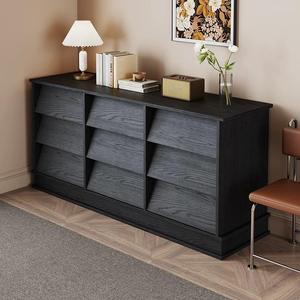 Armoire de rangement latérale moderne de style mi-siècle, de luxe, européenne, en bois massif, écologique, avec tiroirs, pour personnaliser l'<span class=keywords><strong>ancien</strong></span> meuble de rangement. - Product Image 4