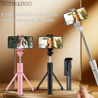 Trépied de téléphone flexible et extensible avec télécommande sans fil, support rotatif de 70 cm pour vlog mains libres et perche à selfie