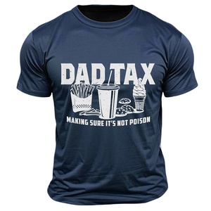 Camiseta de Alta Calidad 100% Algodón <span class=keywords><strong>para</strong></span> Hombre, con Estampado Divertido de Comida, Cuello Redondo, Manga Corta, Informal, <span class=keywords><strong>para</strong></span> <span class=keywords><strong>el</strong></span> Día <span class=keywords><strong>del</strong></span> <span class=keywords><strong>Padre</strong></span> y Uso Diario - Product Image 3