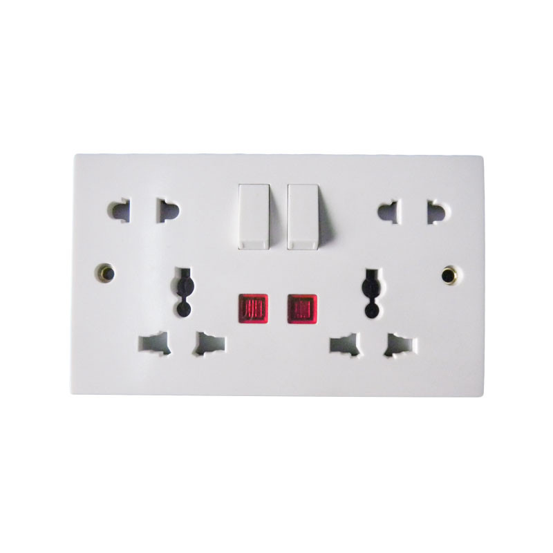 British standard Middle East power point wall socket switch 13A multifunction switched socket
