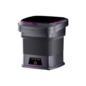 <b>Mini</b> Washing Machine 13L Foldable Automatic Electric Plastic Tub For Household Underwear Cleaning - Product Image 5