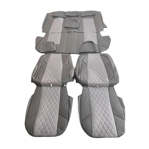 Housses de siège de <span class=keywords><strong>voiture</strong></span> universelles en cuir PVC imperméable, couleur grise, pour berline, ensemble complet, prix de gros WING, durables - Product Image 6