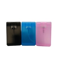 Vaporisateur de parfum de poche pour désinfectant pour les mains avec carte de crédit PP de taille mini de 20ml