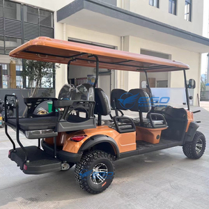 6 Seat Gasoline Golf Cart with Cargo Bucket Off-road All-Terrain 4-Wheel Vehicle 30-50km/h <b>Speed</b> - Product Image 2