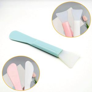 Cepillo Plano de Silicona de Doble Cabeza, Cepillo Facial Suave con Mango de Plástico, Aplicador de Mascarillas de Silicona 2 en 1 - Product Image 5