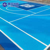 Terrain multi-sports PP Tuiles pour paddle de basket court de tennis