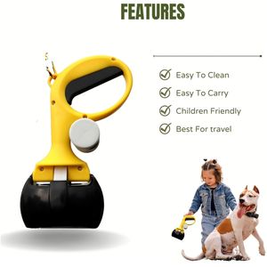 Evcil temizlik otomatik evcil köpekler Waster çöp torbası Scooper ile tutucu - Product Image 4