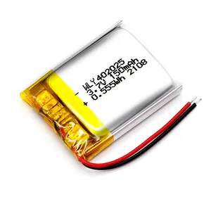 Factory wholesale customized lithium ion battery 402025 042025 3.7V 150mAh Rechargeable Lithium Polymer Battery