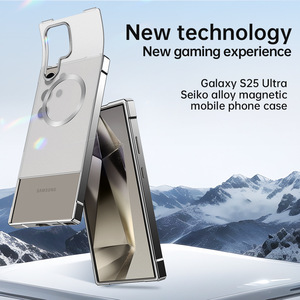<span class=keywords><strong>Coque</strong></span> de Protection Magnétique en Aluminium de Qualité avec Cadre Métallique et Dos Rigide en PC pour Samsung <span class=keywords><strong>Galaxy</strong></span> S25 Ultra S24 Ultra - Product Image 4