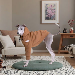 Custom Designed Luxury Cotton-Polyester Love My Whippet Dog Hoodie Cute <strong>Greyhound</strong> with Personalised Whip <strong>for</strong> Spring - Product Image 6