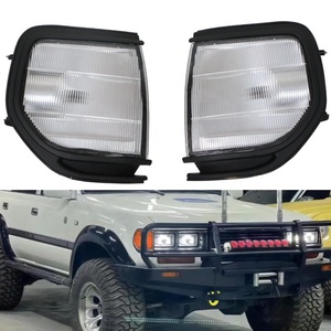 Autopartes y Otros Accesorios Exteriores Luces de Esquina Compatibles con <span class=keywords><strong>Land</strong></span> <span class=keywords><strong>Cruiser</strong></span> LC80 FJ80 1990-1997 Exclusivo para Modelo de Cuatro Faros - Product Image 6
