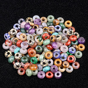 Perles d'agate <span class=keywords><strong>de</strong></span> cristal 8x14mm, perles à grand trou pour la fabrication <span class=keywords><strong>de</strong></span> bijoux DIY, la création <span class=keywords><strong>de</strong></span> colliers <span class=keywords><strong>Pandora</strong></span>, la tressage <span class=keywords><strong>de</strong></span> cordes, fournitures en gros - Product Image 5