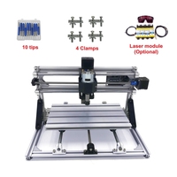 Machine de gravure de bureau CNC 3018 PRO mini démontable, machine de fraisage de circuits imprimés, machine de sculpture sur bois, mini routeur CNC DIY