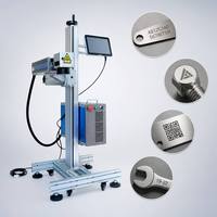 Marqueur laser à fibre entièrement automatique LFY-FW2030 30W 1064nm haute vitesse 110x110mm Graveur métal/plastique haute précision AI/DXF/PLT