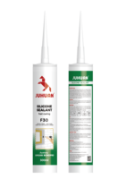 Scellant en silicone à durcissement rapide Acetoxy, adhésif imperméable à usage général pour fenêtres, portes, verre, construction, décoration, étanchéité