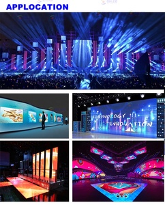 Écran LED flexible intérieur P3.91 extérieur 500x500mm 4K lisible en plein soleil 1200cd 160° d'angle de vision Mur vidéo de location - Product Image 4